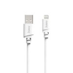 Kabel Hama Lightning auf USB-A 2 m Weiß Recycelt