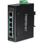 Switch Industriale TRENDnet TI-PG50 5 Porte Gigabit PoE+ DIN-Rail