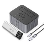 Anschlussstation Orico IT28E-C für Festplatten und SSDs USB 3.2 Type-C