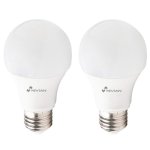 Pack 2 Bombillas Inteligentes Nivian Smart NVS-BULB-RGBW-9E27-W RGB WiFi E27 9W