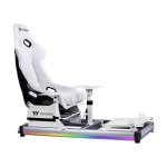 Cabine de vol Thermaltake GF500 Blanc Aluminium RGB pour simulateur