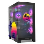 Torre Nox Hummer GLOCK ARGB ATX Vidro Temperado USB-C Preto