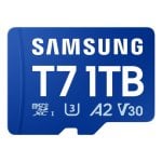 Tarjeta MicroSD Samsung T7 1 TB UHS-I 170 MB/s Class 3 U3 V30 Azul