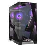 Torre Nox Hummer GLOCK ARGB ATX Vidro Temperado USB-C Preto Nyx Edition