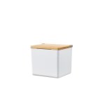 Organizador de baño Tesa Baboo Beige Blanco Adhesivo 122 mm