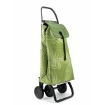 Carrito de la compra Rolser I-Max Costa Rica 4 ruedas 43L verde aluminio poliéster