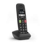 Téléphone Gigaset E290HX DECT/Analogique Sans Fil 150 Entrées Identificateur Noir