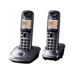 Telefono DECT Panasonic KX-TG2512 Wireless Grigio 2 Terminali