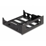Supporto di montaggio DeLOCK 3.5" - 5.2" Plastico Nero