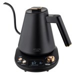 Tetera elettrica Adler AD 1349 1 L 1100 W Nero Oro