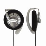 Auriculares Koss KSC75 con cable, conexión 3,5 mm, para música, negro y plata