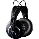 Auriculares AKG K240 MKII com cabo jack circumaurais semiabertos pretos
