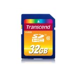 Scheda SDHC Transcend TS32GSDHC10 32 GB Classe 10 30 MB/s Nera