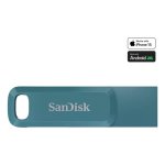 Unidad flash SanDisk Ultra Dual Drive Go 1 TB USB Tipo C 3.2 Gen 1 400 MB/s Turquesa