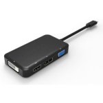 Adaptador gráfico USB MicroConnect USB3.1CCOM10 4K Preto