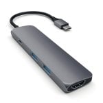 Laptop-Base Satechi ST-CMAM USB 3.2 Type-C Grau Aluminium