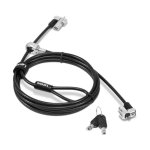 Cabo antifurto Lenovo NanoSaver 1,8 m com chave preto para portátil