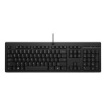 Tastatur HP 125 Membran kabelgebunden USB Fullsize schwarz komfortabel nachhaltig