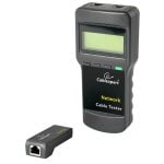 Comprobador de cables de red Gembird NCT-3 RJ-45 LCD Gris