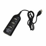 Hub Esperanza 4 puertos 480 Mbit/s modelo EA116 color negro