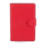 Capa Folio RivaCase 3017 10.1" Vermelha Couro Sintético