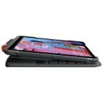 Teclado Logitech Slim Folio inalámbrico Bluetooth para iPad UK English Graphite