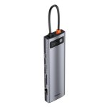 Hub USB Baseus Metal Gleam Series 11-en-1 USB-C 100W Ethernet 4K