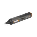 Destornillador eléctrico Worx 4V con 24 bits, mango recto y funda de transporte
