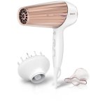 Sèche-cheveux Ionique Philips HP8280/00 2300W 6 Températures 6 Vitesses Diffuseur Blanc Violet