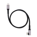 Cable USB-C a USB-C Nanocable 1 m Negro 10 Gbps 100 W