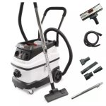 Aspiradora sin Bolsa Dedra DED6603 1600W Seco y Húmedo 30 L HEPA Negro Blanco