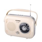 Radio Portátil Hyundai PR 100 B Analógica AM/FM 1 W Beige