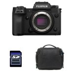 Câmara Mirrorless Fujifilm X-H2 40.2MP Vídeo 8K WiFi + Bolsa + Cartão SD 8GB