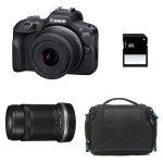 Câmara Mirrorless Canon EOS R100 24.1MP Wi-Fi RF-S 55-210mm IS STM + 18-45mm Autofocus Dual Pixel