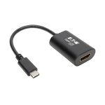 Adaptador USB-C a HDMI 4K 60Hz Eaton Tripp Lite U444-06N-HD4K6B Negro