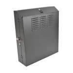 SmartRack 4U Low-Profile Vertical-Mount Switch-Depth Wall-Mount Rack Enclosure Cabinet