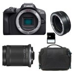 Câmara Mirrorless Canon EOS R100 24,1MP 18-150mm RF-S IS STM Wi-Fi Bolsa