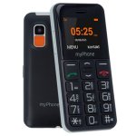 Téléphone mobile myPhone Halo Easy 2G 4MB 1.7" Noir Gris