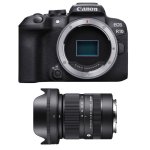 Appareil photo mirrorless Canon EOS R10 24.2MP RF-S 18-50mm F2.8 WiFi