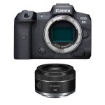 Câmara Mirrorless Canon EOS R5 45MP 50mm F1.8 STM Sensor Full-Frame WiFi Bluetooth