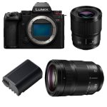 Fotocamera Mirrorless Panasonic Lumix S5 Mark II 24.2MP 24-105mm 50mm Full-Frame WiFi Bluetooth
