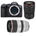 Fotocamera Mirrorless Canon EOS R6 Mark II 24.2MP 24-70mm 70-200mm Full-Frame WiFi