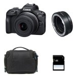 Cámara Mirrorless Canon EOS R100 24.1MP WiFi Bluetooth 18-45mm IS STM