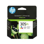 Cartucho de Tinta Original HP 305XL Alta Capacidad Tricolor