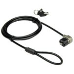 Cavo antifurto Value 1,7 m chiave rotonda PVC acciaio nero