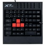 Teclado A4Tech G100 alámbrico USB negro para gaming básico y fiable
