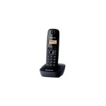 Telefone DECT Panasonic KX-TG1611 Preto Identificador de Chamadas 50 Entradas
