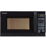 Microondas Sharp R-642BKW 20 Litros 800W con Grill Quartz y Pantalla LED