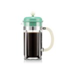 Cafetera Francesa Bodum 1 L 8 Tazas Vidrio Borosilicato Verde Acero Inoxidable