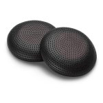 Auriculares HP Poly Blackwire 3200 con almohadillas de cuero sintético negras, 2 unidades